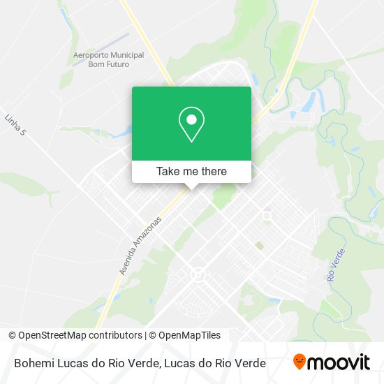 Mapa Bohemi Lucas do Rio Verde