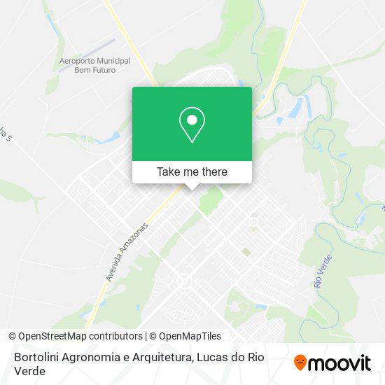 Mapa Bortolini Agronomia e Arquitetura