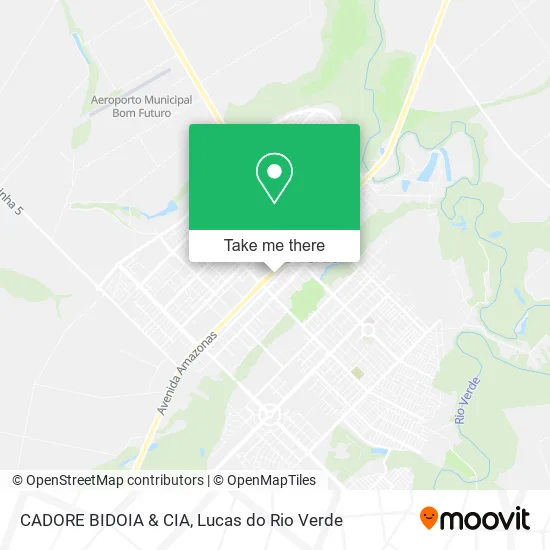 CADORE BIDOIA & CIA map