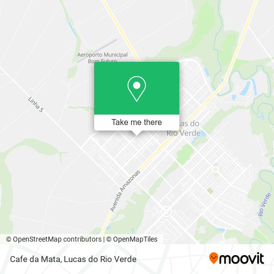 Mapa Cafe da Mata
