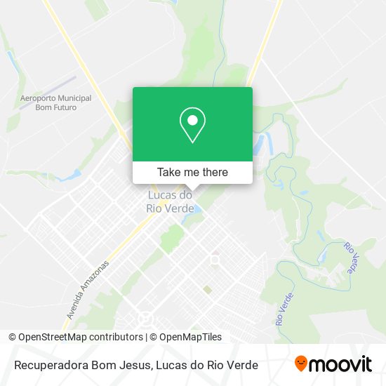 Mapa Recuperadora Bom Jesus