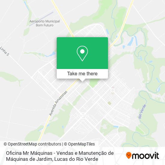 Mapa Oficina Mr Máquinas - Vendas e Manutenção de Máquinas de Jardim