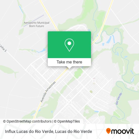 Mapa Influx Lucas do Rio Verde