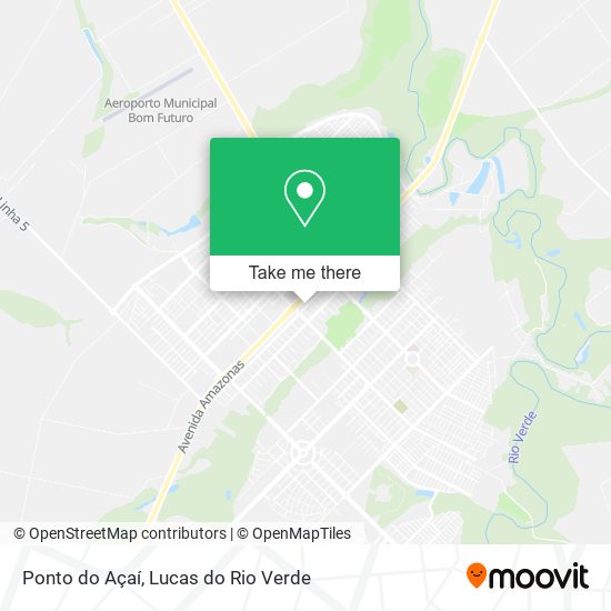 Ponto do Açaí map