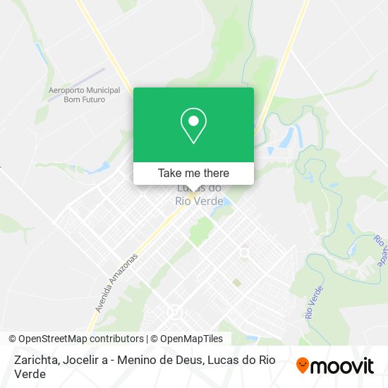 Mapa Zarichta, Jocelir a - Menino de Deus