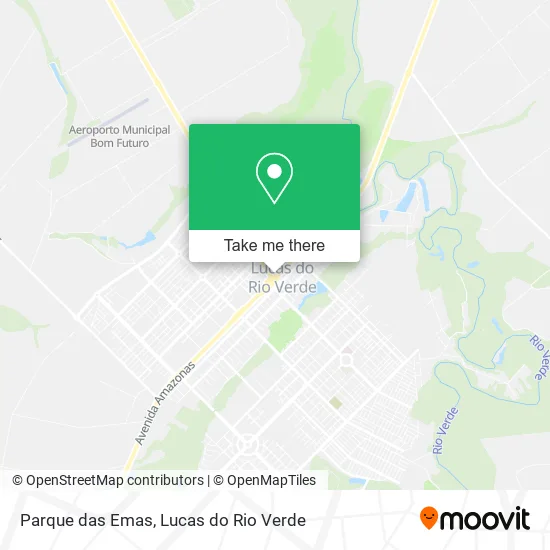 Parque das Emas map