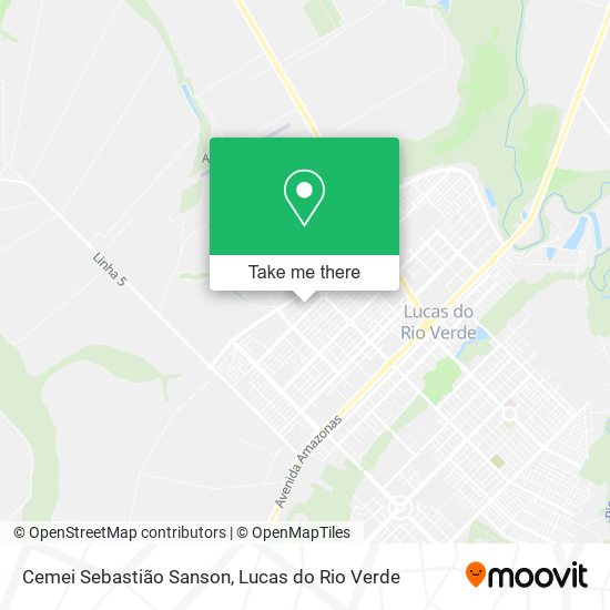 Mapa Cemei Sebastião Sanson