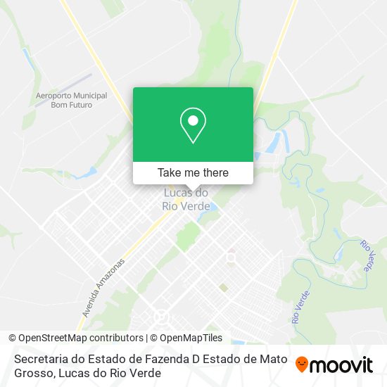 Secretaria do Estado de Fazenda D Estado de Mato Grosso map