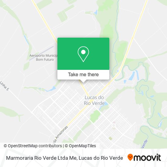 Mapa Marmoraria Rio Verde Ltda Me