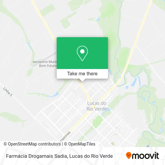Farmácia Drogamais Sadia map