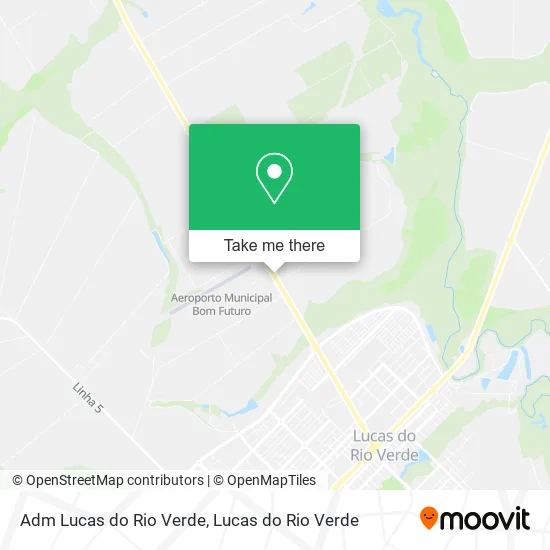 Adm Lucas do Rio Verde map
