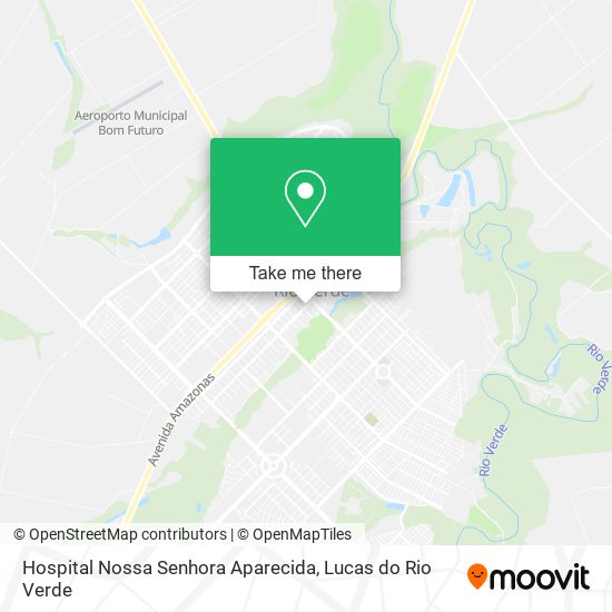 Mapa Hospital Nossa Senhora Aparecida