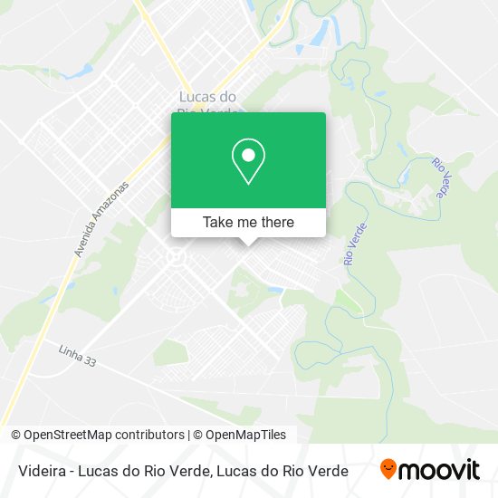 Mapa Videira - Lucas do Rio Verde