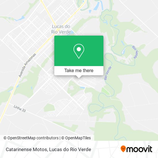 Catarinense Motos map