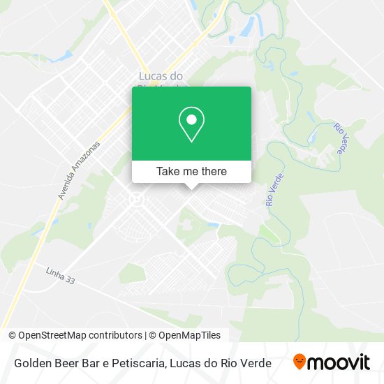 Mapa Golden Beer Bar e Petiscaria