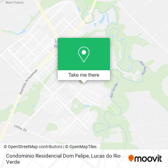 Mapa Condomínio Residencial Dom Felipe
