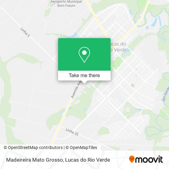 Madeireira Mato Grosso map