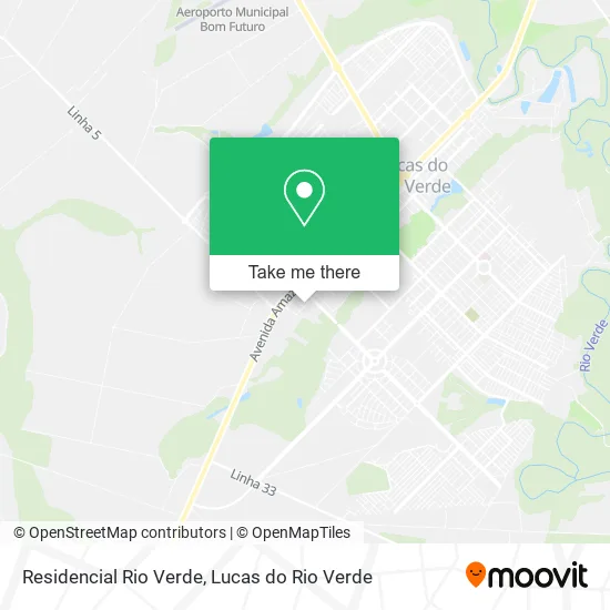 Residencial Rio Verde map