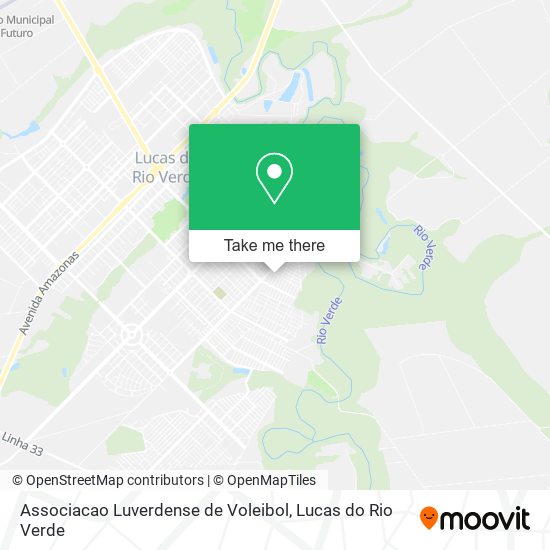 Mapa Associacao Luverdense de Voleibol