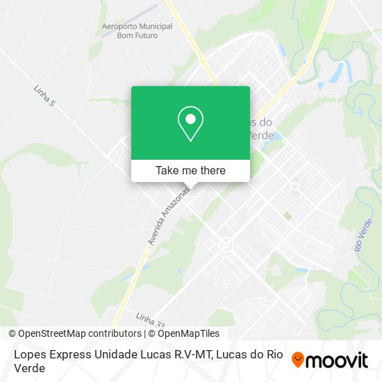 Lopes Express Unidade Lucas R.V-MT map