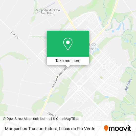 Marquinhos Transportadora map