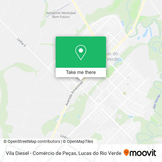 Vila Diesel - Comércio de Peças map