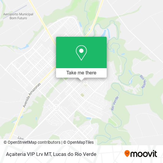 Mapa Açaiteria VIP Lrv MT