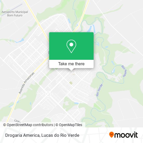 Drogaria America map