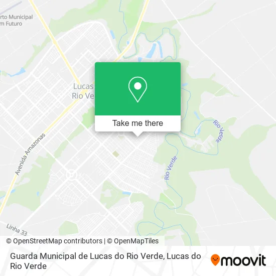 Guarda Municipal de Lucas do Rio Verde map