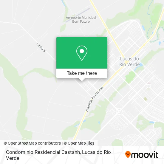 Condominio Residencial Castanh map