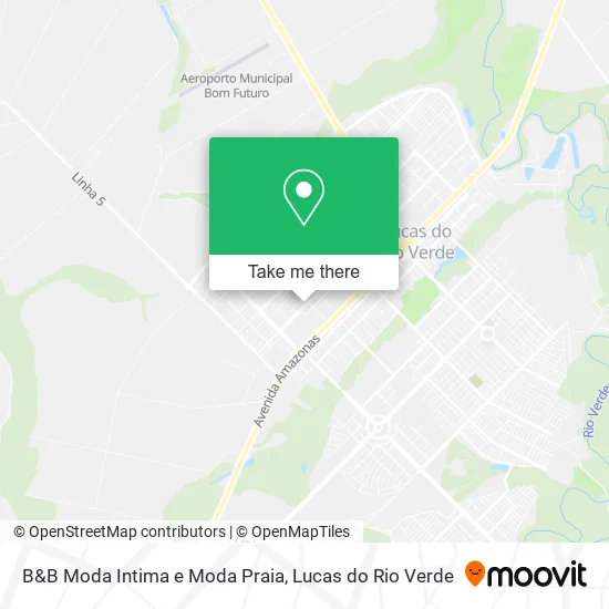 B&B Moda Intima e Moda Praia map