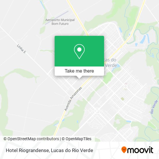 Hotel Riograndense map