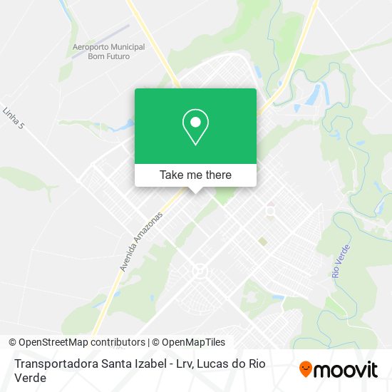 Mapa Transportadora Santa Izabel - Lrv