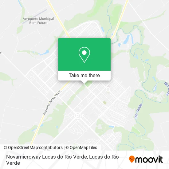 Novamicroway Lucas do Rio Verde map