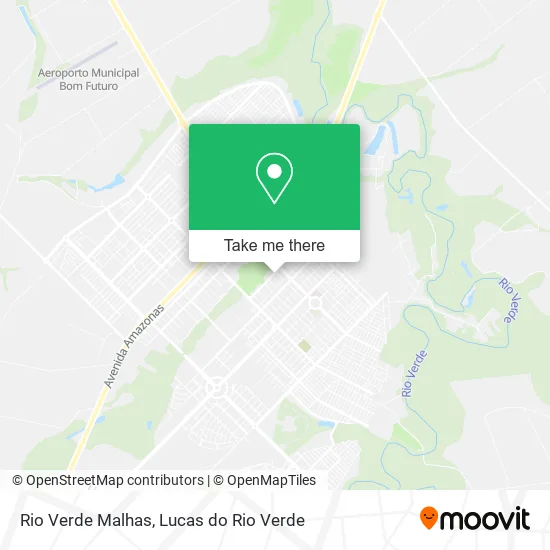 Rio Verde Malhas map