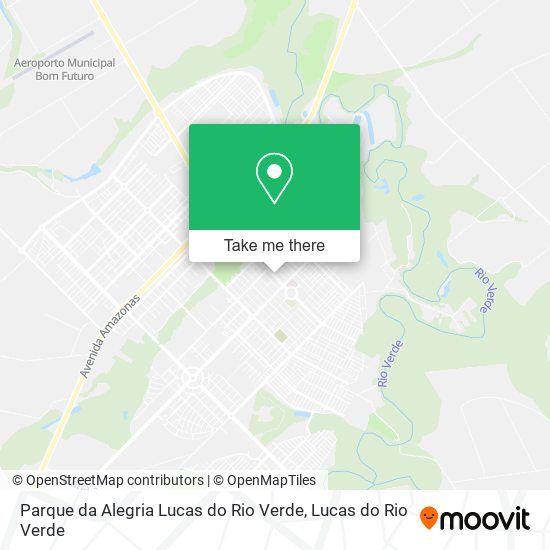 Mapa Parque da Alegria Lucas do Rio Verde