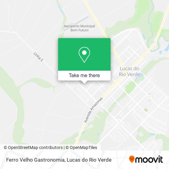 Ferro Velho Gastronomia map