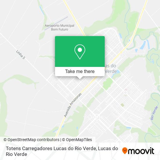 Totens Carregadores Lucas do Rio Verde map