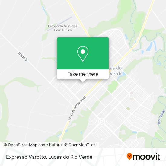 Mapa Expresso Varotto