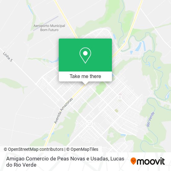 Mapa Amigao Comercio de Peas Novas e Usadas