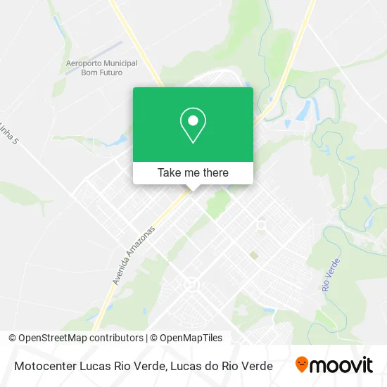Motocenter Lucas Rio Verde map