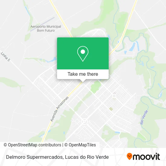 Delmoro Supermercados map