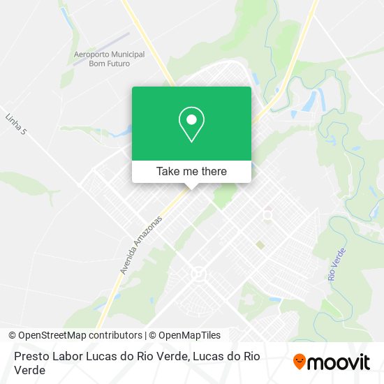 Presto Labor Lucas do Rio Verde map