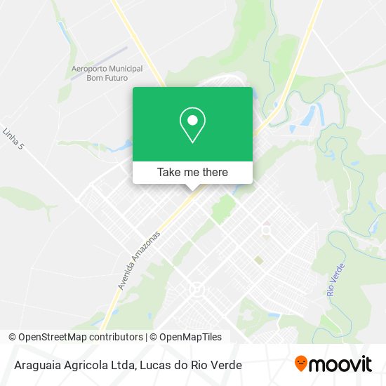 Araguaia Agricola Ltda map