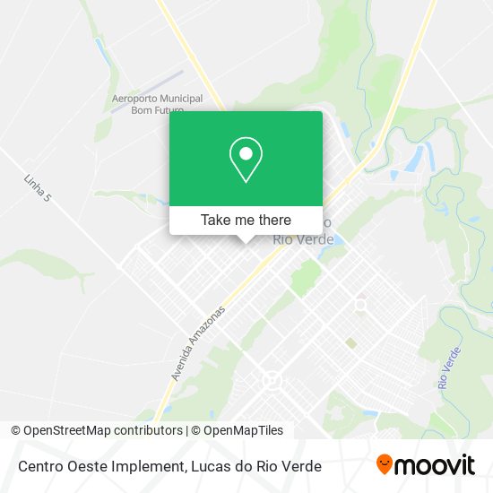 Mapa Centro Oeste Implement