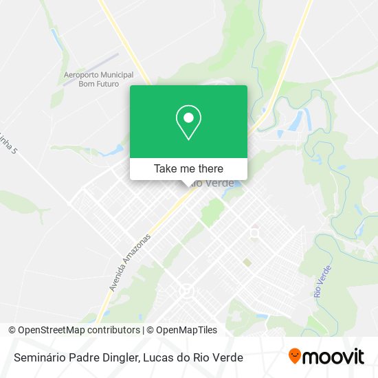 Mapa Seminário Padre Dingler