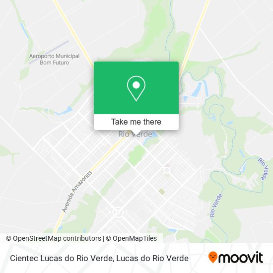 Mapa Cientec Lucas do Rio Verde