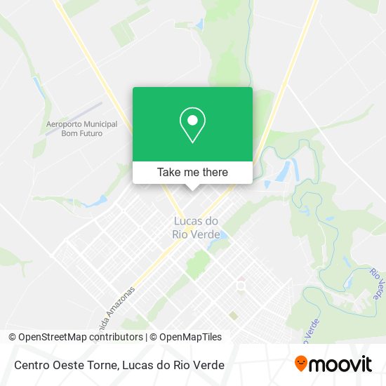 Mapa Centro Oeste Torne