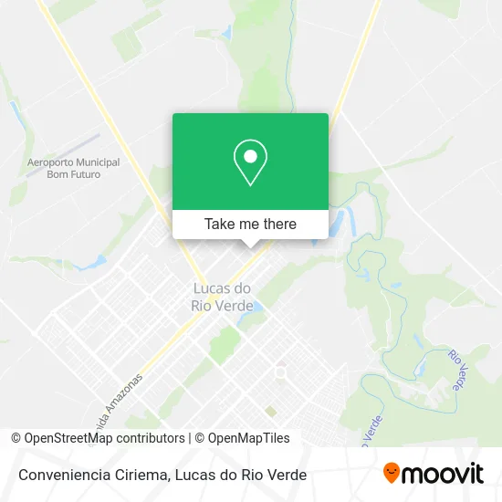 Conveniencia Ciriema map