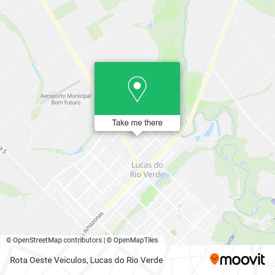 Mapa Rota Oeste Veiculos